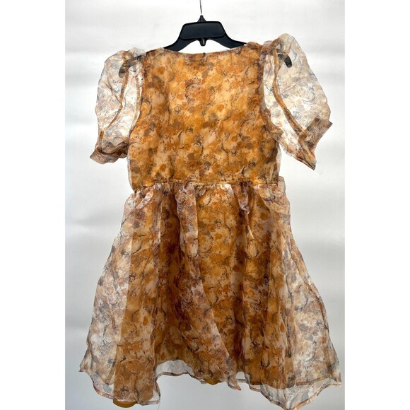 Women's Dress - En Saison by Lala Fall Mini Boho Floral Blouson Dress Size XS - Picture 5 of 5